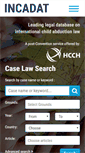 Mobile Screenshot of incadat.com
